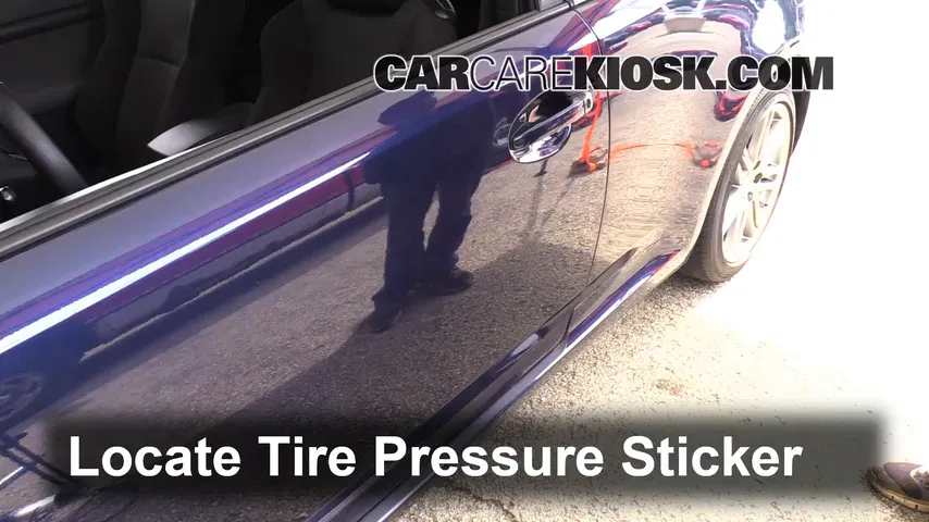 2012 Scion tC 2.5L 4 Cyl. Tires & Wheels Check Tire Pressure